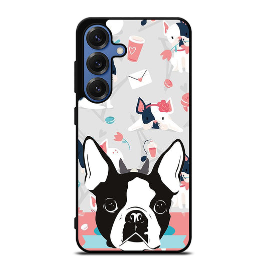 BOSTON TERRIER DOG 3 Samsung Galaxy Case Cover