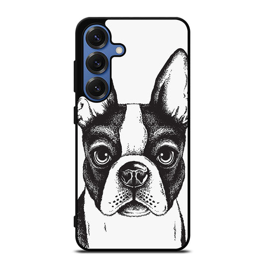 BOSTON TERRIER DOG ART Samsung Galaxy Case Cover