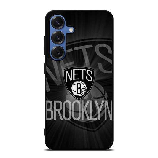 BROOKLYN NETS LOGO BASKETBALL 2 Samsung Galaxy Case Cover