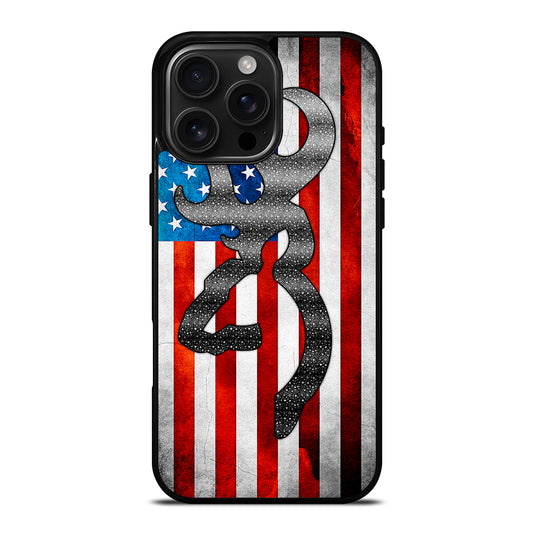 BROWNING DEER AMERICAN iPhone Case Cover