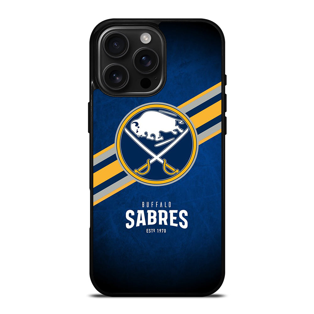 BUFFALO SABRES FOOTBALL LOGO 3 iPhone Case Cover