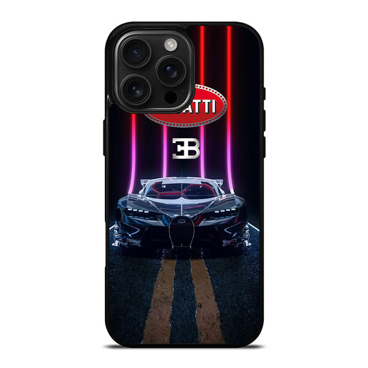 BUGATTI BLACK CAR iPhone Case Cover