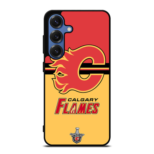 CALGARY FLAMES HOCKEY TEAM 3 Samsung Galaxy Case Cover