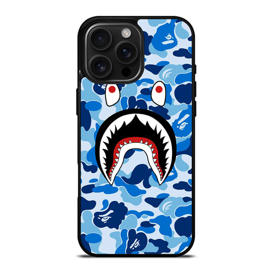 CAMO BAPE SHARK LOGO 1 iPhone Case Cover