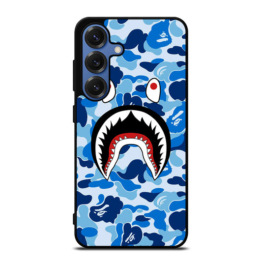 CAMO BAPE SHARK LOGO 1 Samsung Galaxy Case Cover