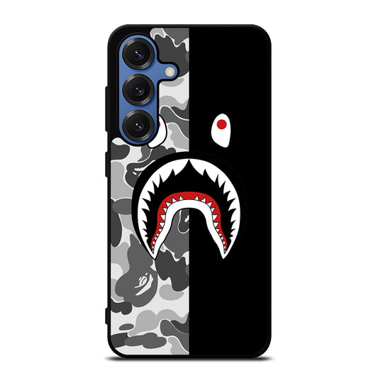 CAMO BAPE SHARK LOGO 3 Samsung Galaxy Case Cover