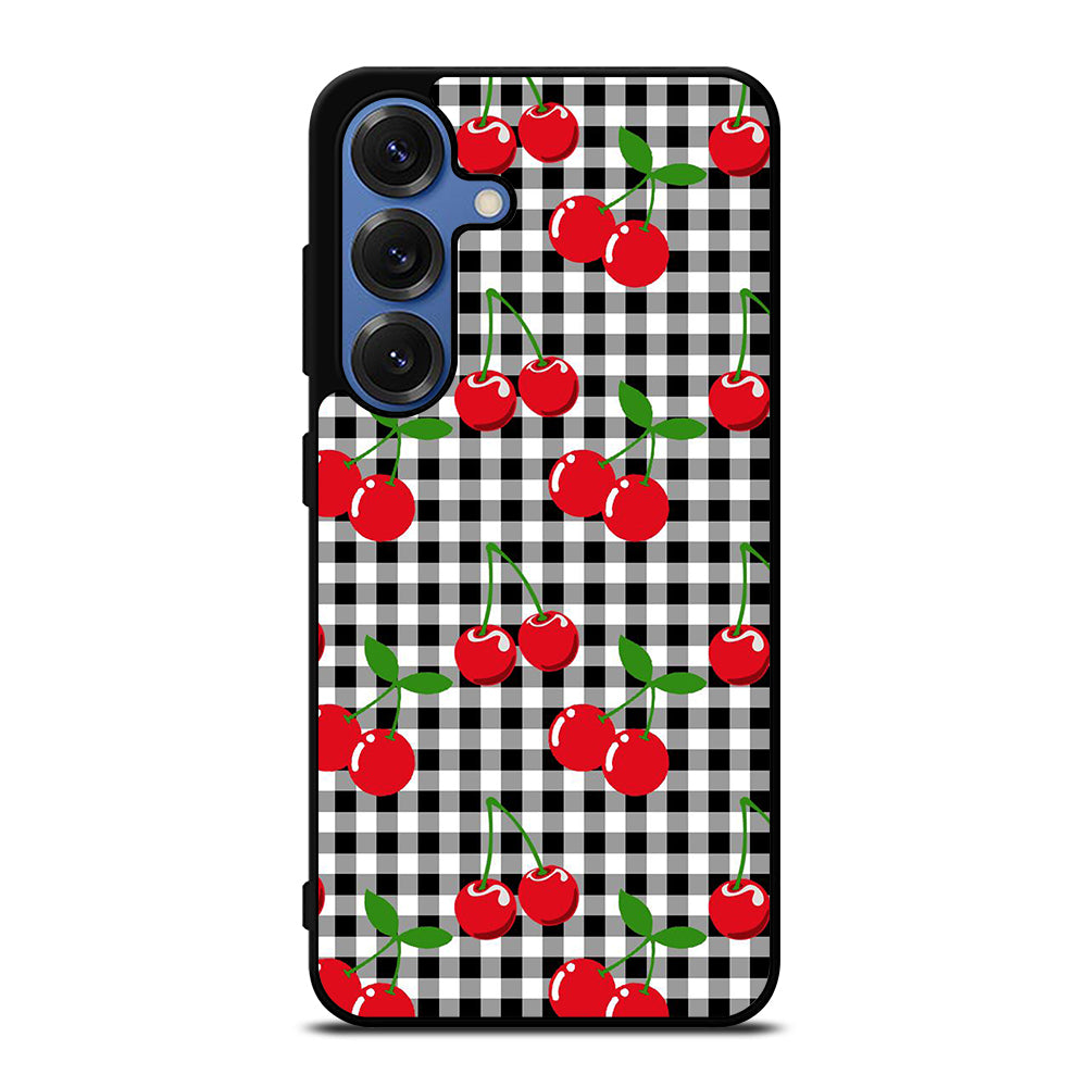 CHECKED CHERRY Samsung Galaxy Case Cover