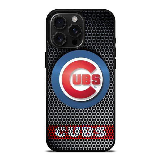 CHICAGO CUBS METAL LOGO iPhone Case Cover