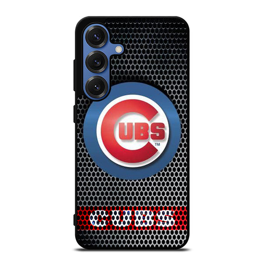 CHICAGO CUBS METAL LOGO Samsung Galaxy Case Cover