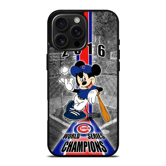 CHICAGO CUBS MICKEY MOUSE iPhone Case Cover