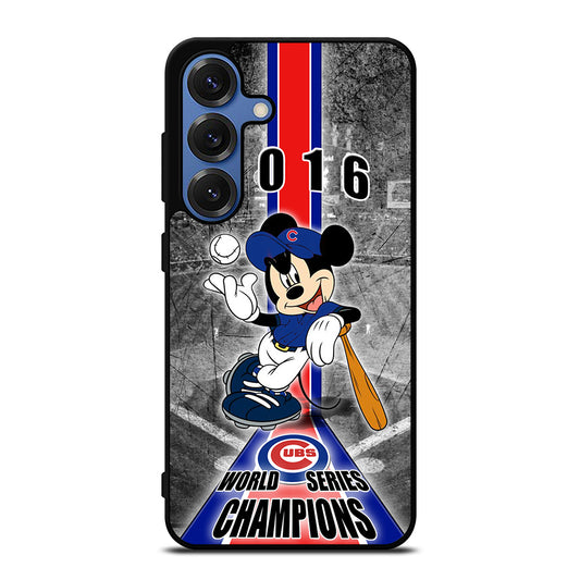 CHICAGO CUBS MICKEY MOUSE Samsung Galaxy Case Cover