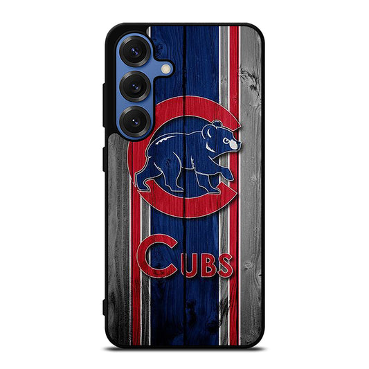 CHICAGO CUBS WOODEN LOGO Samsung Galaxy Case Cover