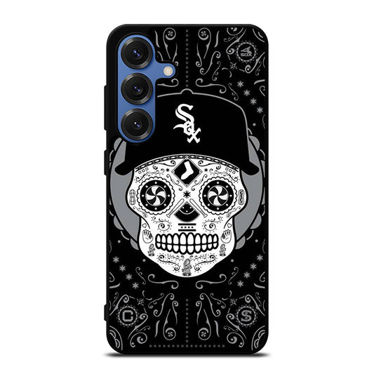 CHICAGO WHITE SOX SKULL LOGO Samsung Galaxy Case Cover