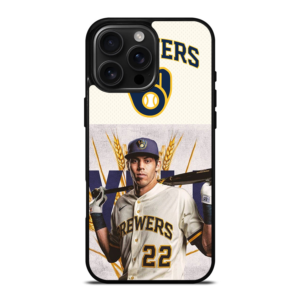 CHRISTIAN YELICH MILWAUKEE BREWERS 1 iPhone Case Cover