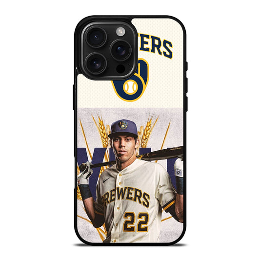 CHRISTIAN YELICH MILWAUKEE BREWERS 1 iPhone Case Cover