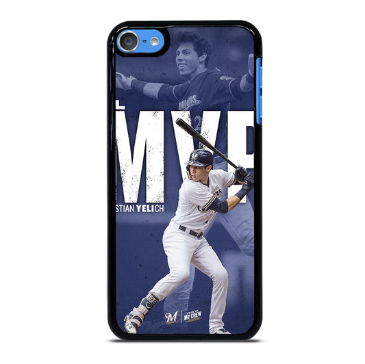CHRISTIAN YELICH MILWAUKEE BREWERS FOOTBALL 2 iPod Touch Case Cover