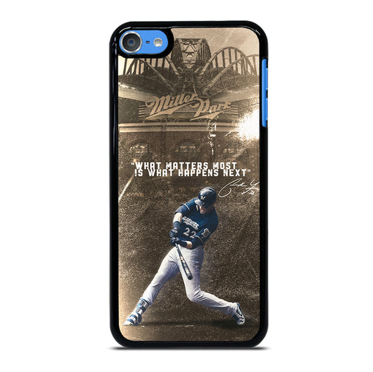CHRISTIAN YELICH MILWAUKEE BREWERS QUOTE iPod Touch Case Cover