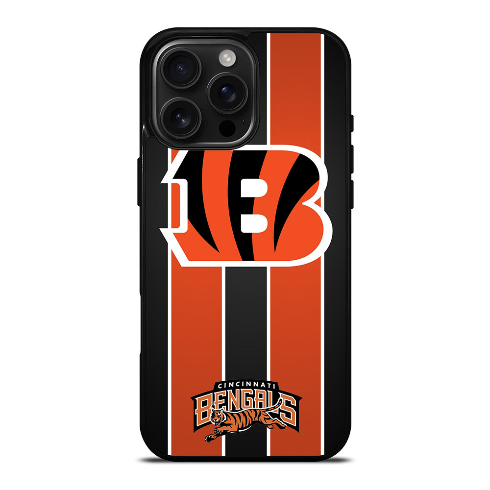 CINCINNATI BENGALS STRIPE iPhone Case Cover