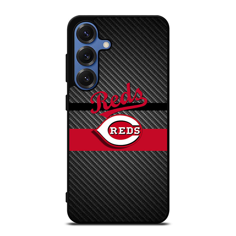 CINCINNATI REDS CARBON Samsung Galaxy Case Cover