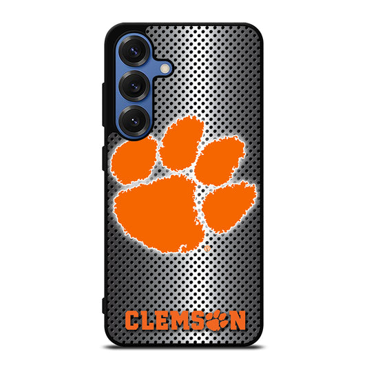 CLEMSON TIGERS METAL Samsung Galaxy Case Cover