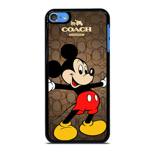 COACH BROWN MICKEY MOUSE 2 iPod Touch Case Cover