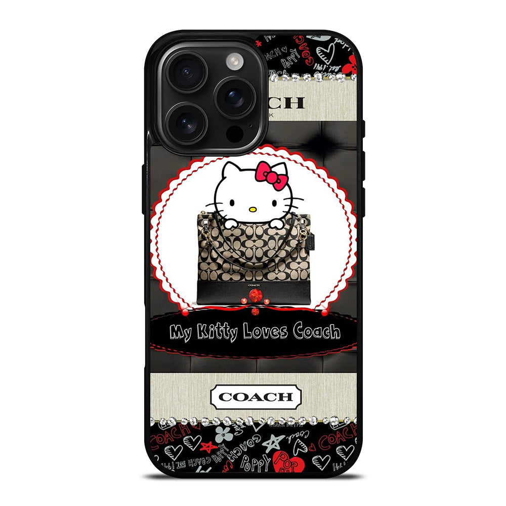 COACH NEW YORK HELLO KITTY iPhone Case Cover