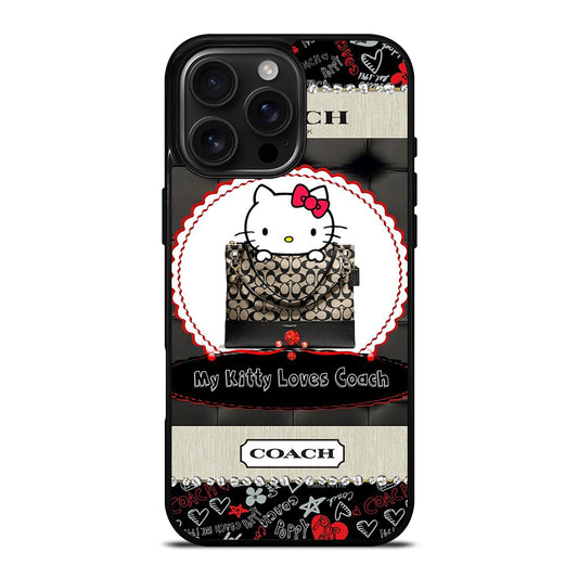 COACH NEW YORK HELLO KITTY iPhone Case Cover