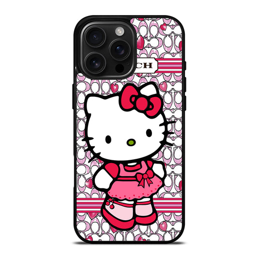 COACH NEW YORK HELLO KITTY 2 iPhone Case Cover