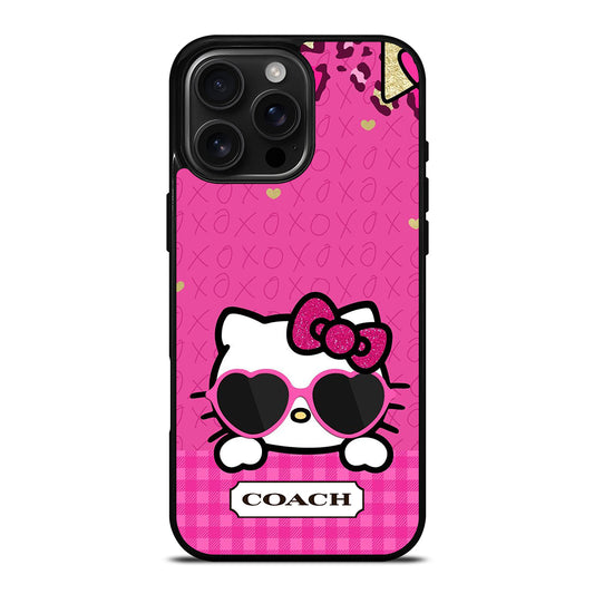 COACH NEW YORK HELLO KITTY 3 iPhone Case Cover