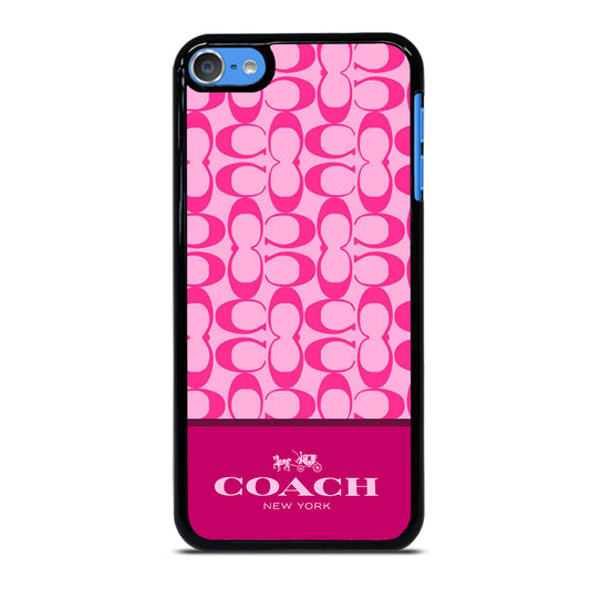 COACH NEW YORK PINK PATTERN iPod Touch Case Cover