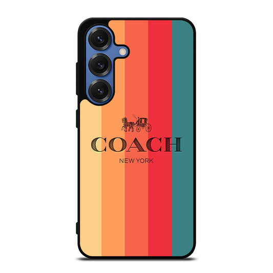 COACH NEW YORK STRIPE Samsung Galaxy Case Cover