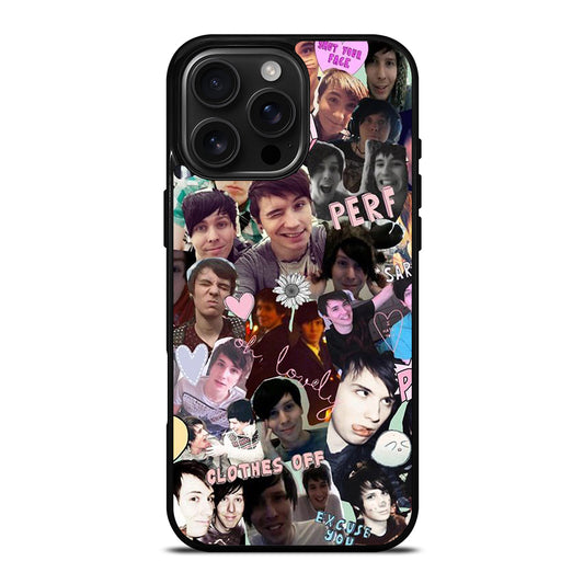 COLLAGE DAN AND PHIL iPhone Case Cover
