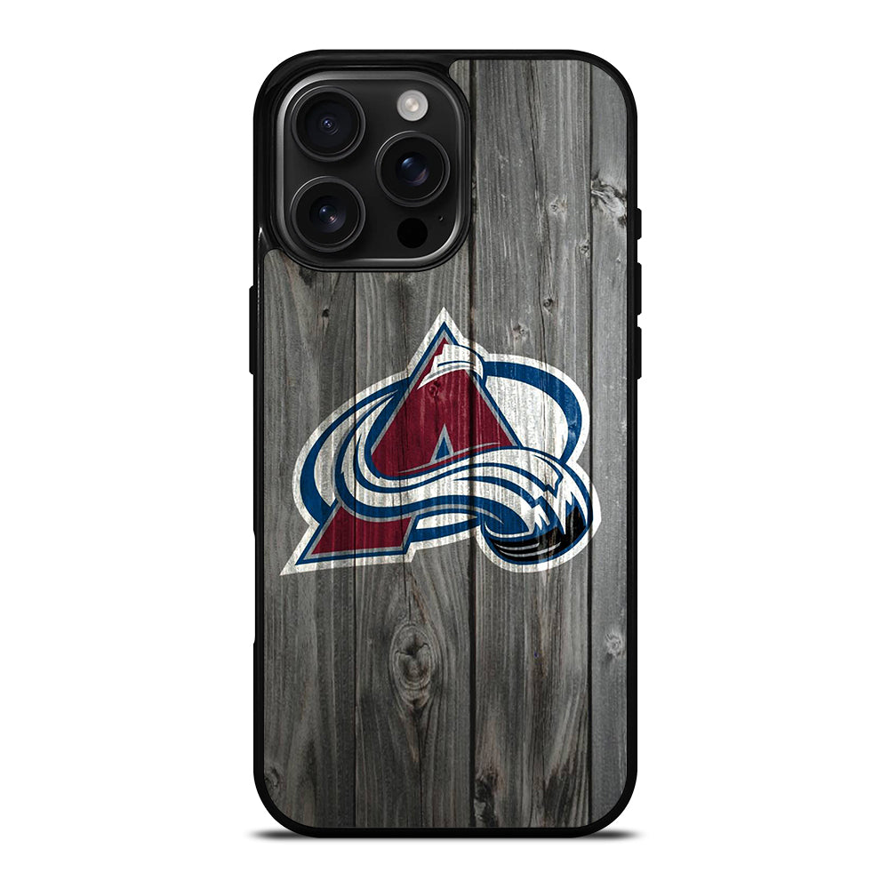 COLORADO AVALANCHE WOODEN iPhone Case Cover