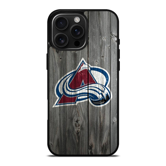 COLORADO AVALANCHE WOODEN iPhone Case Cover