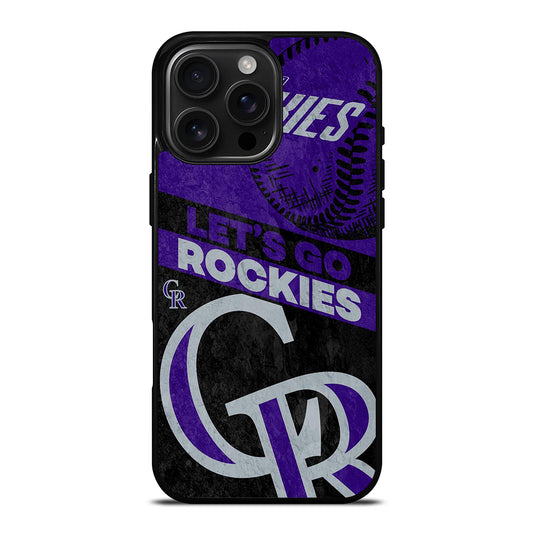 COLORADO ROCKIES BASEBALL 3 iPhone Case Cover