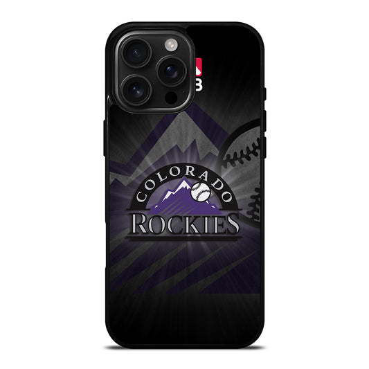 COLORADO ROCKIES BASEBALL LOGO iPhone Case Cover