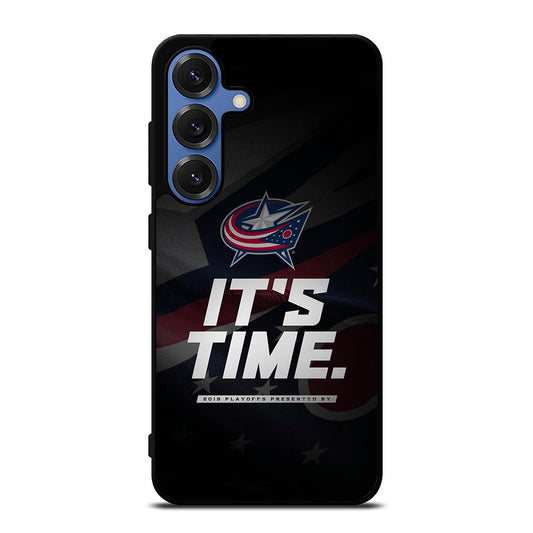 COLUMBUS BLUE JACKETS ITS TIME Samsung Galaxy Case Cover