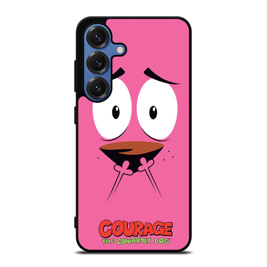 COURAGE THE COWARDLY DOG FACE Samsung Galaxy Case Cover