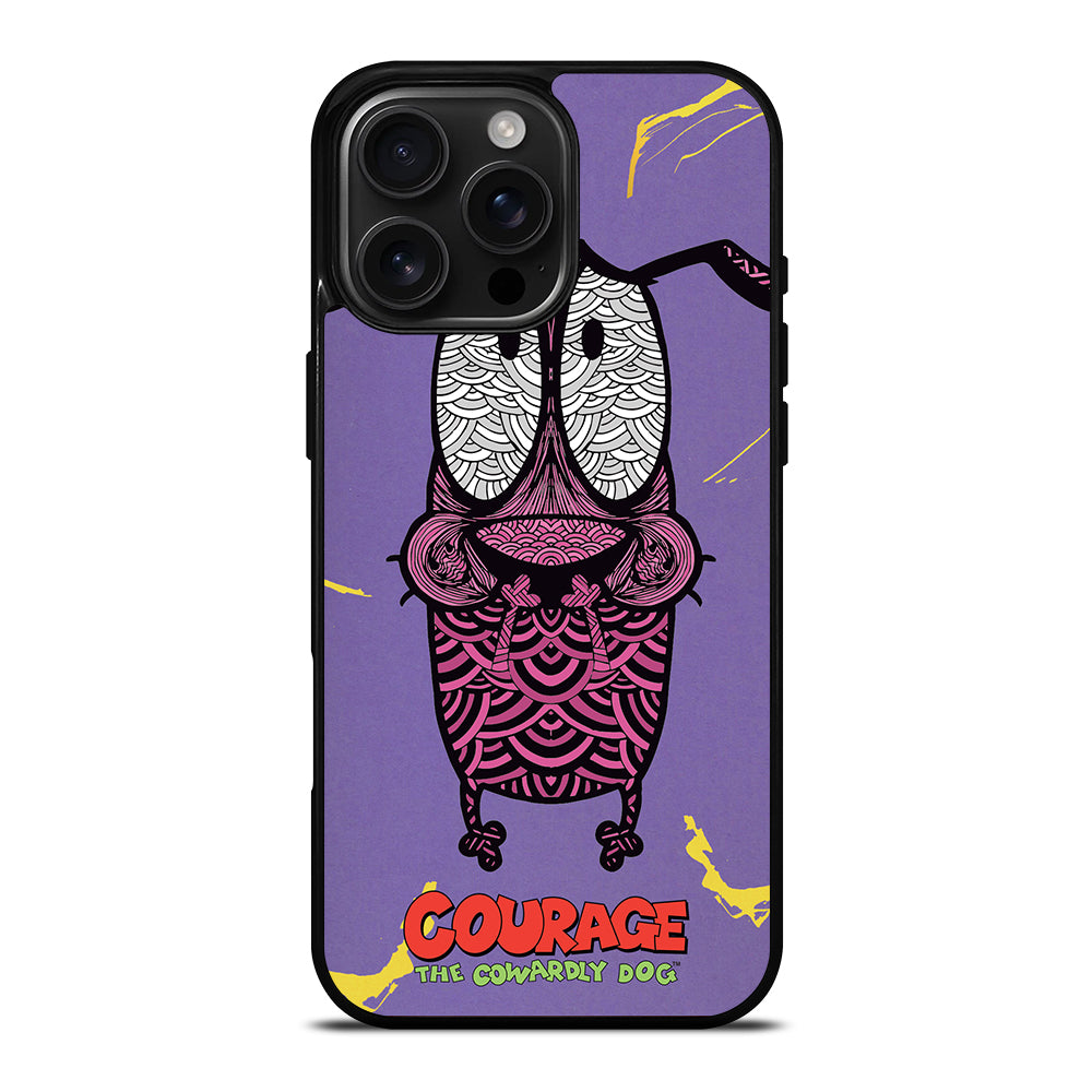 COURAGE THE COWARDLY DOG FEAR iPhone Case Cover