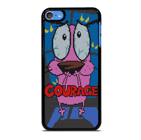COURAGE THE COWARDLY DOG SCARED iPod Touch Case Cover