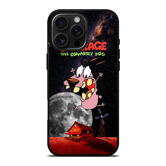 COURAGE THE COWARDLY DOG SPACE iPhone Case Cover