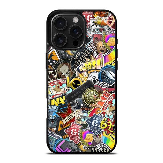 CSGO STICKER BOMB iPhone Case Cover