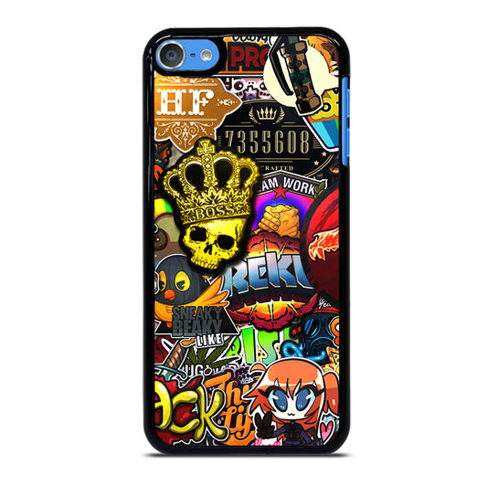 CSGO STICKER BOMB PATTERN iPod Touch Case Cover