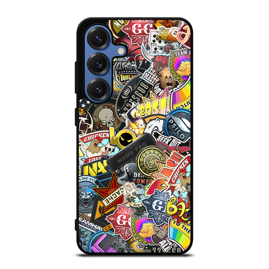 CSGO STICKER BOMB Samsung Galaxy Case Cover