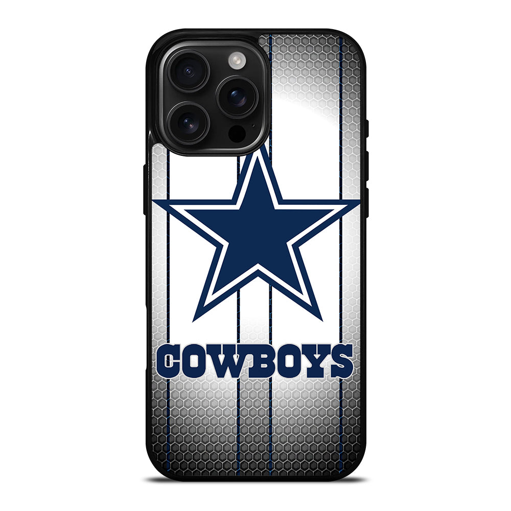 DALLAS COWBOYS SILVER METAL iPhone Case Cover
