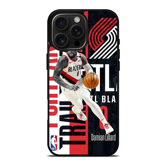 DAMIAN LILLARD TRAIL BLAZERS iPhone Case Cover