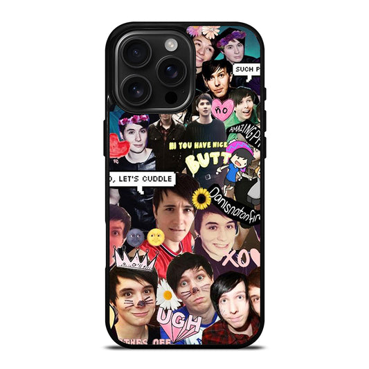 DAN AND PHIL COLLAGE 3 iPhone Case Cover