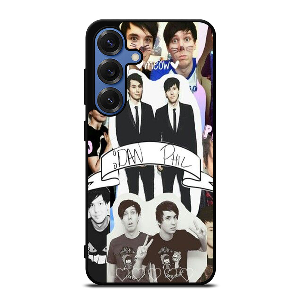 DAN AND PHIL COLLAGE Samsung Galaxy Case Cover