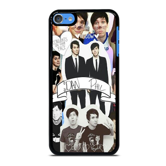 DAN AND PHIL COLLAGE iPod Touch Case Cover