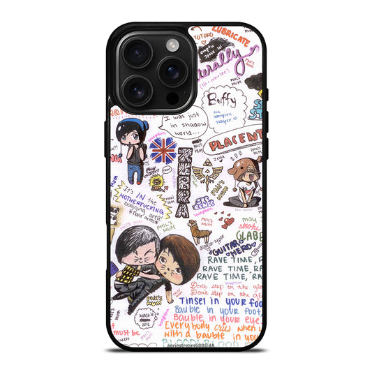 DAN AND PHIL QUOTES iPhone Case Cover